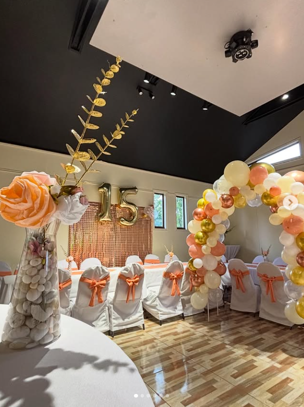 Decoración interior para celebración